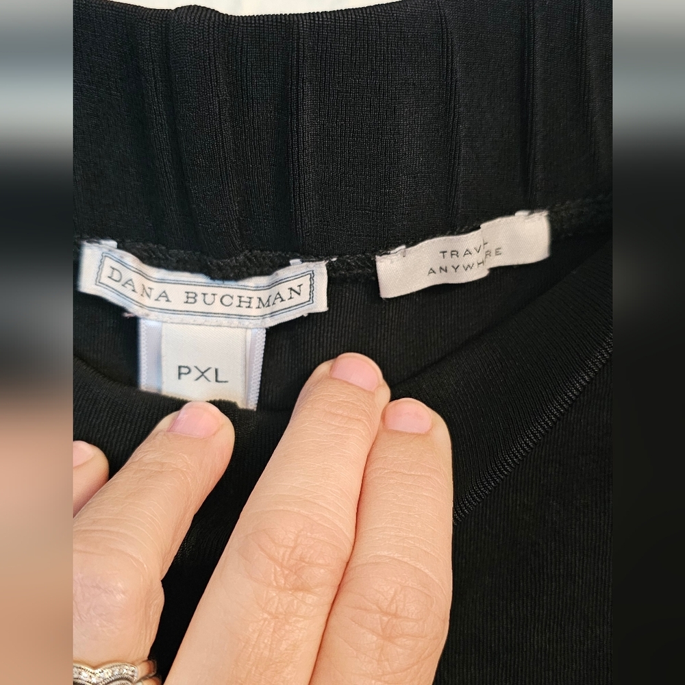 Dana Buchman Travel Anywhere Dress Pants XLP Black - Picture 3 of 3